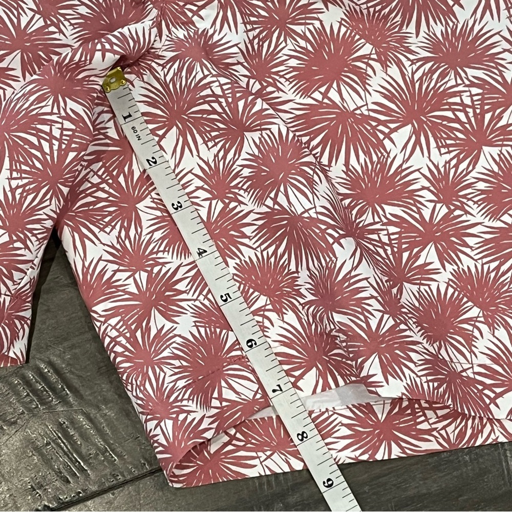 Michael Kors Palm Tree Swim Trunks in Dusty Rose - Size Large - Picture 11 of 16